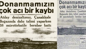 39 DENİZCİMİZİ 78 YIL ÖNCE BUGÜN ŞEHİT VERDİK