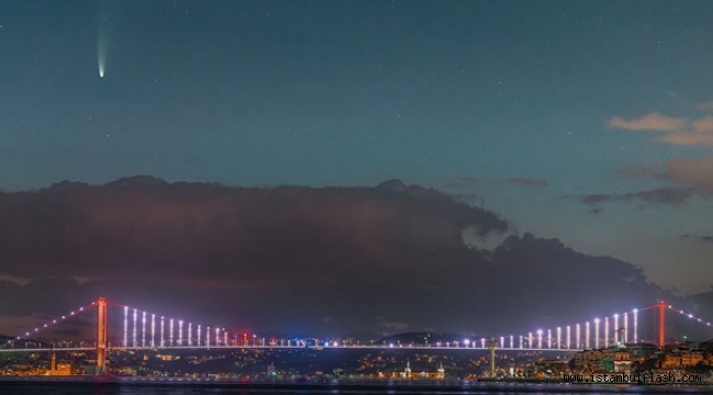 Neowise Kuyruklu Yıldız'ı İstanbul'da görüldü