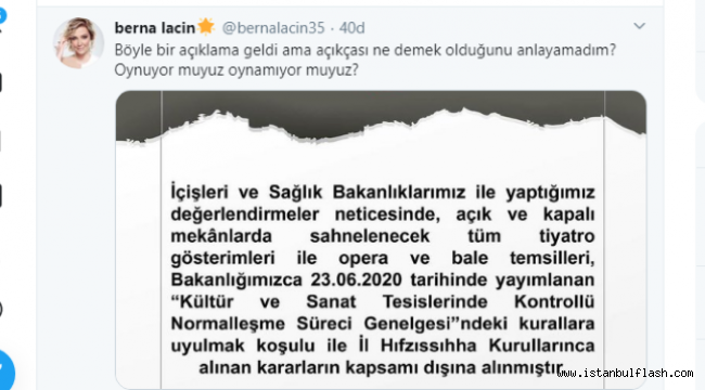 Berna Laçin "Oynuyor muyuz, Oynamıyor muyuz