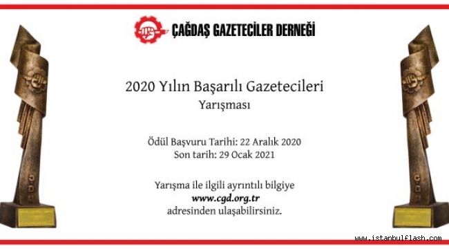 ÇGD "Yılın Başarılı Gazetecileri Ödülleri" için başvuru duyurusu 