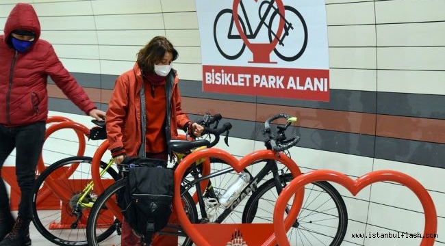 Metrolarda Bisiklet Parkı uygulaması başlatıldı