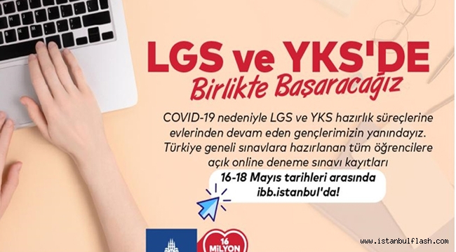 İBB'den LGS-YKS sınav desteği