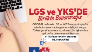 İBB'den LGS-YKS sınav desteği