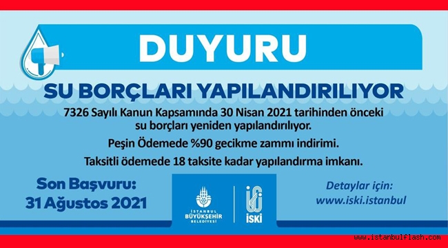 Su Borçları Yeniden Yapılandırılıyor.