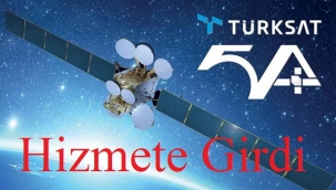 Türksat 5A Uydusu Hizmete girdi