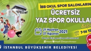 Ücretsiz Yaz Spor Okulları açılıyor