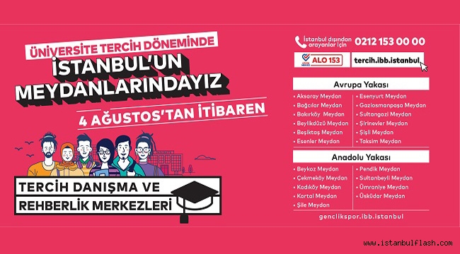 İBB'den Üniversite Adaylarına Rehberlik Hizmeti