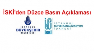 İSKİ'den Düzce Basın Açıklaması 