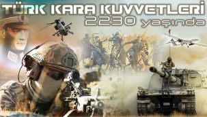 Türk Kara Kuvvetleri 2230 yaşında