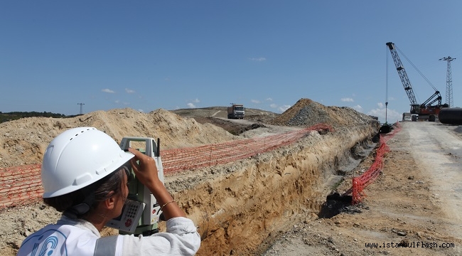 Terkos-İkitelli İsale Hattı İnşaatı Devam Ediyor