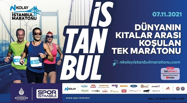 43'ncü İstanbul Maratonu Pazar Günü Koşulacak