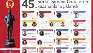 45. Sedat Simavi Ödülleri'ni Kazananlar Belli Oldu 