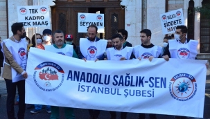 Anadolu Sağlık Sen İstanbul Şubesi'nden Numune Hastanesinde Basın Açıklaması