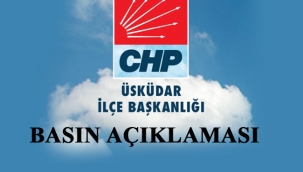 "CHP Üsküdar İlçe Başkanlığı'ndan kamusal alan imar değişikliğine itiraz"