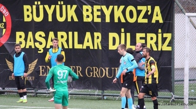 BEYKOZ MAÇINDA TOP TOPLAYICI ÇOCUK GOL KURTARDI