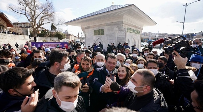 Restore edilen III. Ahmet Çeşmesi'ni İBB Başkanı Ekrem İmamoğlu Açtı 