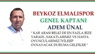 BEYKOZ ELMALISPOR'A VERİLEN ARA ŞEKER GİBİ GELDİ !