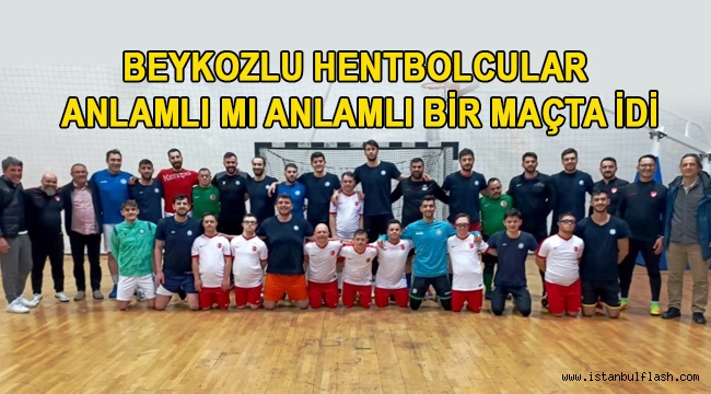 BEYKOZLU HENTBOLCULAR ANLAMLI MI ANLAMLI BİR MAÇTA İDİ