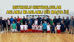 BEYKOZLU HENTBOLCULAR ANLAMLI MI ANLAMLI BİR MAÇTA İDİ