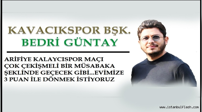 GÜNTAY"EVİMİZE 3 PUANLA DÖNMEK İSTİYORUZ"