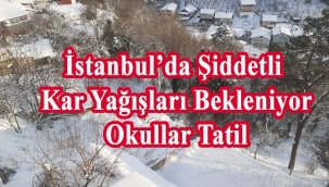 İstanbul'da Şiddetli Kar Yağışları Bekleniyor