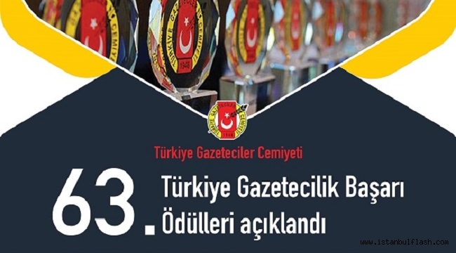 TGC 63'üncü Başarı Ödüllerin Hak Kazananlar Belirlendi 