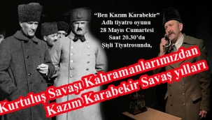 Kurtuluş Savaşı Kahramanlarımızdan Kazım Karabekir Savaş yılları