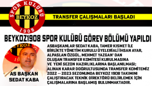 BEYKOZ1908 SPOR KULÜBÜ TRANSFER ÇALIŞMALARINA BAŞLADI