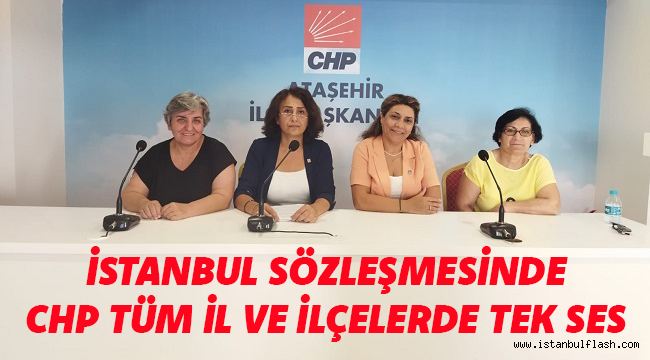 İSTANBUL SÖZLEŞMESİ CHP ATAŞEHİR