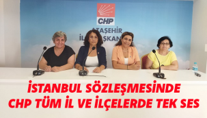 İSTANBUL SÖZLEŞMESİ CHP ATAŞEHİR