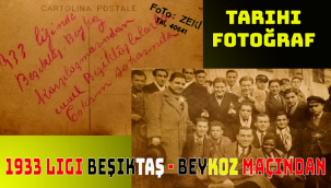 TARİHİ FOTO 1933 LİGİ BEŞİKTAŞ- BEYKOZ MAÇINDAN