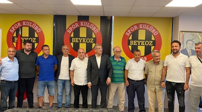 BEYKOZ BELEDİYE BAŞKANI AYDIN'DAN BEYKOZ 1908 OFİSİNE ZİYARET VAR