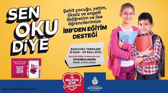 Şehit Çocuğu, Yetim, Öksüz ve Engelli Öğrencilere İBB Desteği