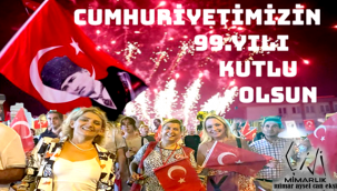 MİMAR AYSEL CAN EKŞİ; CUMHURİYETİMİZİN 99. YILI KUTLU OLSUN