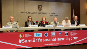 BASIN MESLEK ÖRGÜTLERİ: "SANSÜR YASASINA HAYIR!.." 