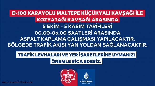 E 5'TE ASFALTLAMA ÇALIŞMALARI