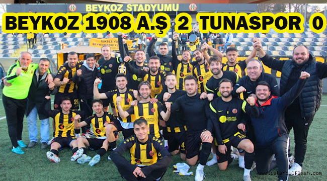 BEYKOZ 1908 A.Ş 2 TUNASPOR 0 -BEYKOZ 1908 DE HEDEF BELLİ