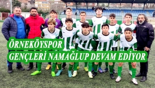 ÖRNEKÖYSPOR GENÇLERİ NAMAĞLUP DEVAM EDİYOR