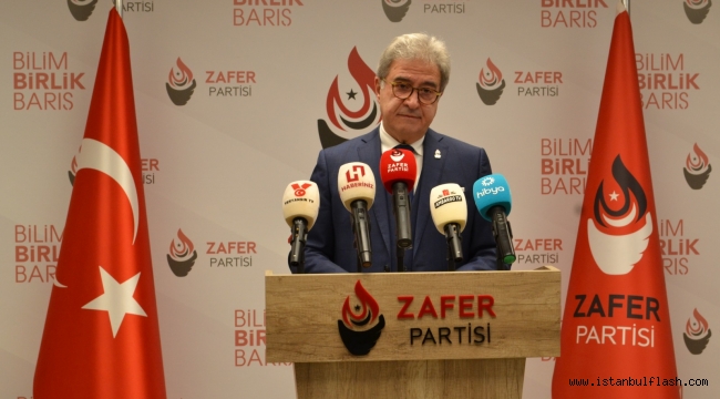 PROF.DR. ŞEHİRLİOĞLU: "ZAFER PARTİSİ TÜRK SİYASETİNE YÖN VEREN PARTİ"