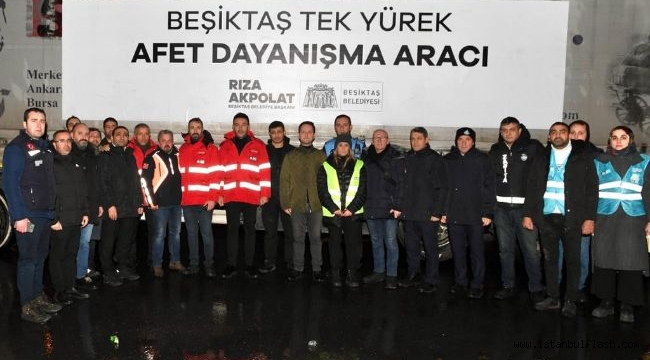 BEŞİKTAŞ'IN YARDIM TIRLARI DEPREM BÖLGESİNE DOĞRU YOLA ÇIKTI