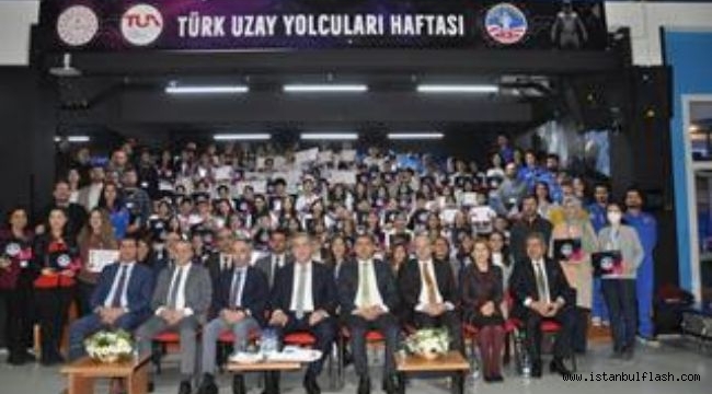 TÜRK UZAY YOLCULARI PROGRAMINA SEÇİLEN 100 ÖĞRENCİ MEZUN OLDU