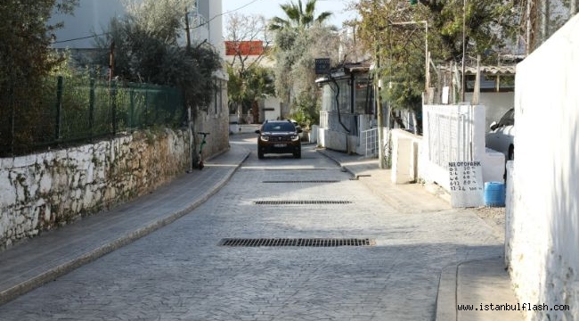 BODRUM DERE SOKAK'TA ÇALIŞMALAR TAMAMLANDI