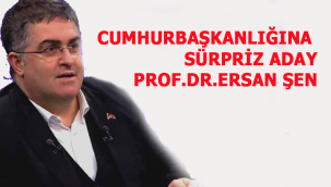 CUMHURBAŞKANLIĞINA SÜRPRİZ ADAY PROF.DR.ERSAN ŞEN