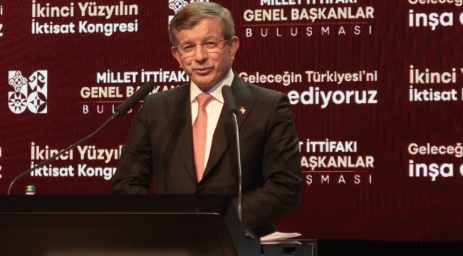  Davutoğlu İzmir İktisat Kongresinde "Hakimiyet-i milliye için hakimiyet-i iktisadiye" diyerek bir araya geldik; 