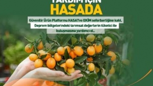 DEPREM BÖLGELERİNDE HASAT VE EKİM ÇALIŞMALARI BAŞLADI