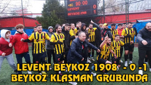 LEVENTSPOR - BEYKOZ 1908 AŞ. 0-1 BEYKOZ 1908 KLASMAN GRUBUNDA