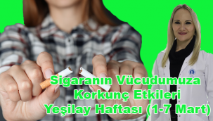 Sigaranın Vücudumuza Korkunç Etkileri - Yeşilay Haftası (1-7 Mart)