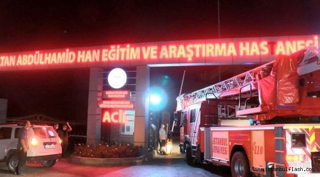 SULTAN ABDÜLHAMİT HAN HASTANESİ'NDE YANGIN: 1 ÖLÜ 