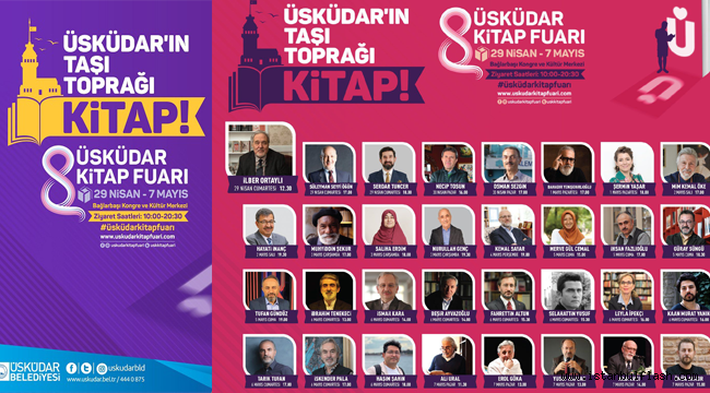 8. Üsküdar Kitap Fuarı Başlıyor!