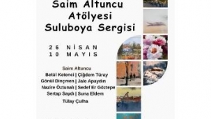 SAİM ALTUNCU SULU BOYA SERGİSİ AÇILDI